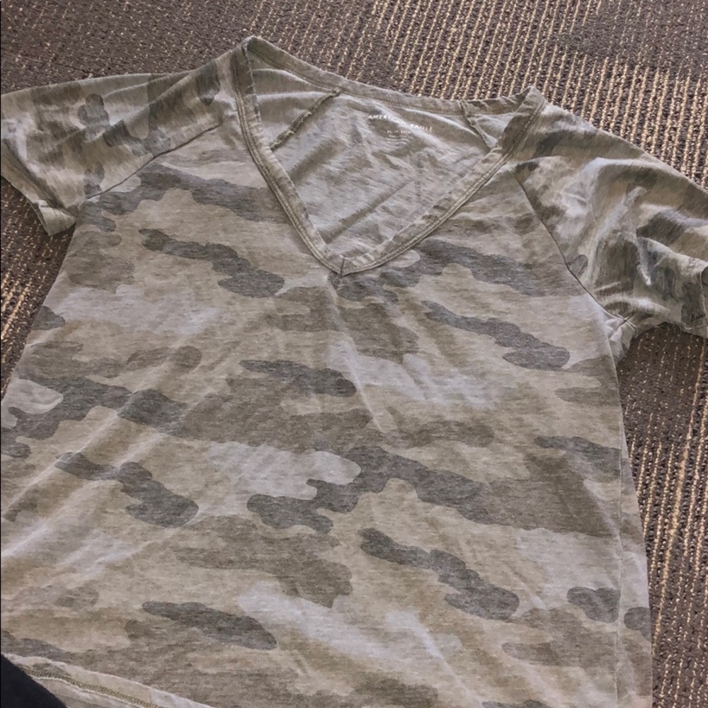 Camp V Neck Tee